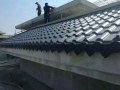 廠家批發江蘇合成樹脂瓦 別墅屋頂建材塑料瓦